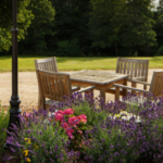 Gardens and flower beds at Mercure Gloucester Bowden Hall Hotel